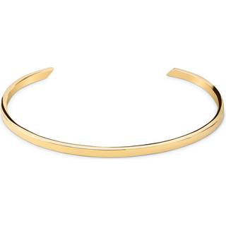 3 mm Poleret Guldfarvet Justerbart Rustfri Stål Manchetarmbånd