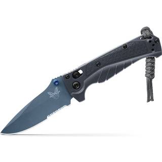 Mini Adira foldekniv, depth blue grivory, savtakket