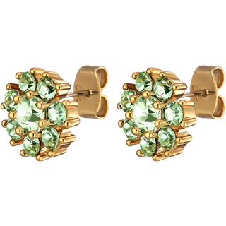 DYRBERG/KERN CARNEA ØRERING 460074 (Gold, Green, ONESIZE)
