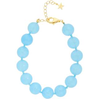Nuni Copenhagen Jasmin Armbånd 24 kt. Forgyldt Sølv A3118-Blue - Dame - 925 Sterling Silver