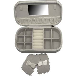 UNIQ Smykkeskrin i Læder med Blomsterdetaljer