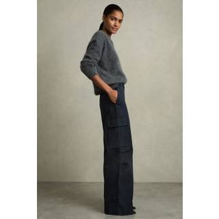 Reiss Ava Cotton-Tencel Brede bukseben Militærbukser BukserEU 40 Almindelig (UK 12 R)