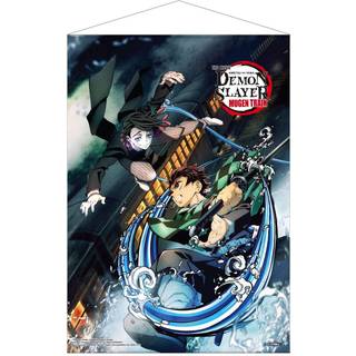 Demon Slayer: Kimetsu no Yaiba Wallscroll Mugen Train Tanjiro Vs Enmu 50 x 70 cm