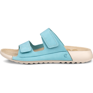ECCO Cozmo W - Sandaler i nubuck med to remme til damer - Blå - Size: 39 (UK 6)