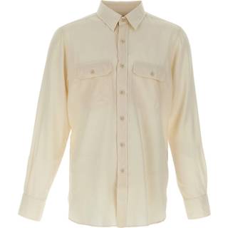 Tom Ford Twill Western shirt - white - EU 43