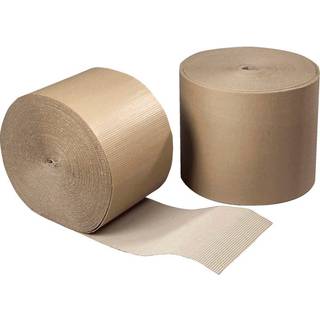 Bølgepap 70cmx70m brun
