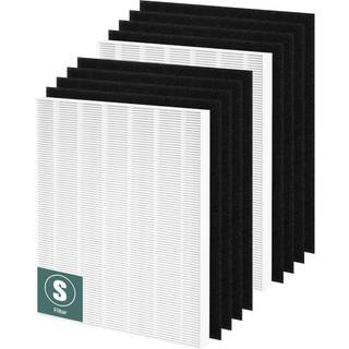 C545 True HEPA-udskiftningsfilter S kompatibel med Winix C545 Air Purifier-udskiftning til Winix S-filter Del 1712-0096-00 og 2522-0058-00 2 x Tr