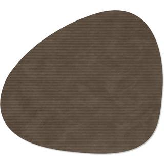 LIND DNA Corduroy dækkeserviet curve L Caviar