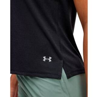 Under Armour Launch Camo Shortsleeve Running Shirt Women - Black, Size S - black