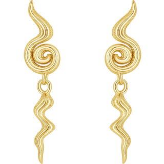 Sadira Earrings - Forgyldt