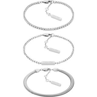 3-Piece Bracelet Set - Silver - One Size