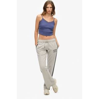Superdry Superdry Grey Athletic Essentials Stripe Flare 100% Cotton Joggers