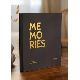 KAILA Fotoalbum Memories Sort - 300 billeder i 11x15 cm