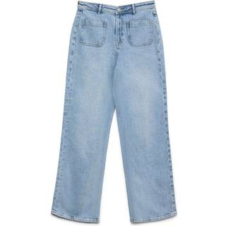 Vmtessa Høj Talje Wide Leg Fit Jeans