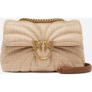 Pinko Love Puff Classic Skuldertaske natur