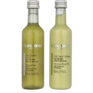 Blancreme Shower Gel + Creamy Body Milk Duo 160 ml 2x80ml - Green Tea & Verbena