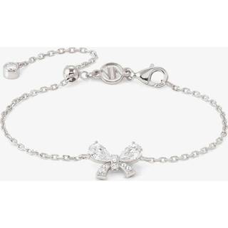 Nomination Silver White Crystal Bow Bracelet - 18cm
