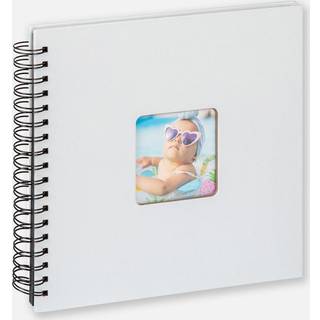 Fun Babyalbum Blå - 26x25 cm (40 Sorte Sider/20 blade)
