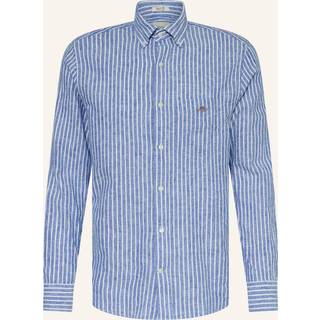 Reg Cotton Linen Stripe Shirt