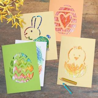 Lav dine egne påskekort, 12 stk