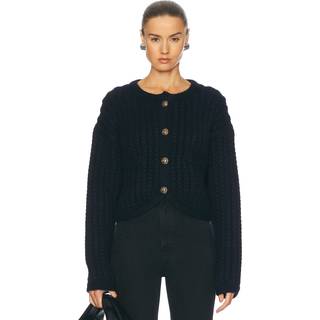 Khaite Balser cashmere and mohair cardigan - blue - S
