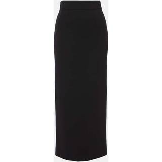 Dolce&Gabbana Chiffon midi skirt - black - XXS