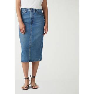 High Rise Slit Skirt