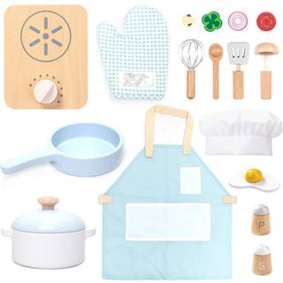 UMU Toys Cooking set aktiviteter legetøj af træ 3y+