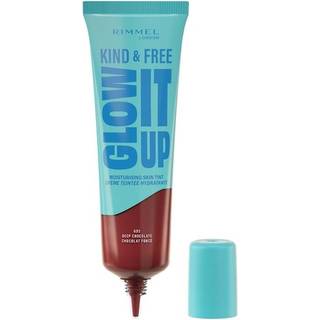 Rimmel Kind & Free Glow It Up Let farvet fugtighedscreme Skygge 605 Deep Chocolate 30 ml - 30 ml
