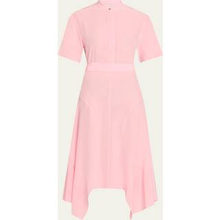 Stella McCartney Iconic silk midi dress - pink - XS