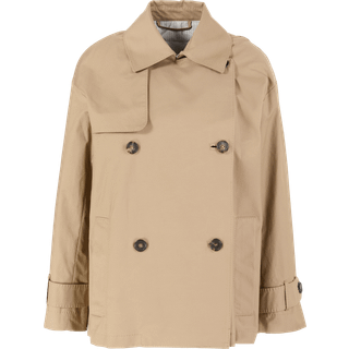 Max Mara Zeno cotton-blend twill blazer - beige - S-M