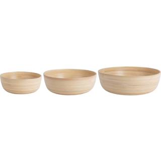 Skålsæt Puro Ø20xØ25xØ30cm bambus natur