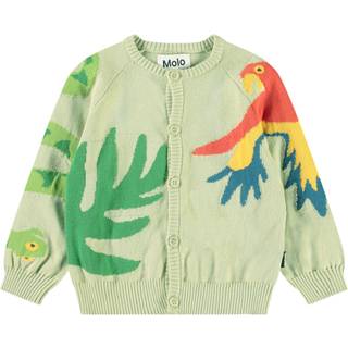 Molo Brody Cardigan Jungle Life 74 cm  Grøn  74 cm  Unisex