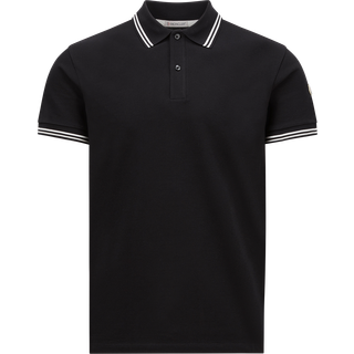 Striped Trim Polo - S