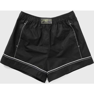 Ganni Ganni | Cotton Poplin Elasticated Shorts Black | shorts Black - Størrelse: 40 - Black - Black - 40