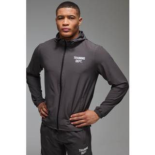 Mens Charcoal Training Dept Windbreaker
