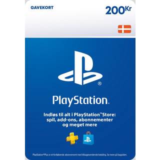 PlayStation Gavekort 200 kr | PlayStation Store Gavekort | PSN Gavekort