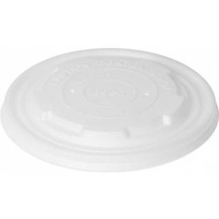 DUNI Låg til suppebowle CPLA 120x120x10 mm Hvid 800 stk (170737)