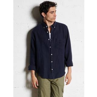GANT Herre Regular fit garment-dyed hørskjorte (L)