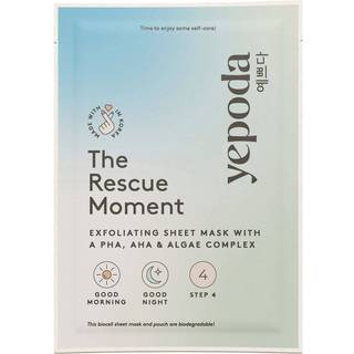 Yepoda - The Rescue Moment - Eksfolierende Stofmaske Med Pha, Aha Og Alger - Moment The Rescue Moment 25ml - For Women