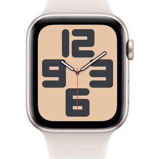 Apple Watch SE (2023) GPS + Cellular 40mm Aluminium case med starlight sports band M/L