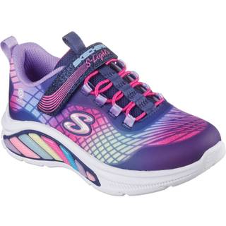 Skechers S-Lights Rainbow Cruisers Rainbow Sneaker Lilla 303722L - 36