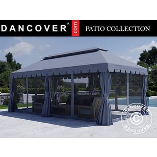 Pavillon /Havepavillon Osiris 3x6m, Grå