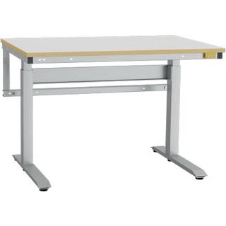 ESD-arbejdsbord ErgoMini med grå HPL bordplade 1200x800mm