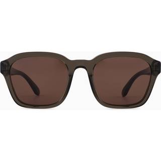 Emporio Armani Mand EA4245U 624973 Solbriller Acetat Grå Brun Geometrisk Normal