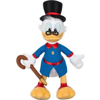 Disney Store Official Scrooge McDuck Medium Soft Toy For Kids Cuddly Character med fuzzy struktur og broderede detaljer plysy egnet til alle aldr