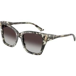 Jimmy Choo Kvinde JC5012 50688G Solbriller Acetat Hvid Grå Firkantet Normal Skygge
