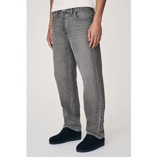 Next Grey Straight Fit Vintage Wash Denim Jeans