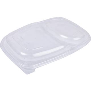 Flergangslåg til hot meal bakke 2 rum klar 20stk
