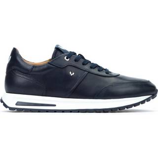 Martinellitil mænd. 1741-2930C Hanbury læder-sneakers navy (42), Fast, Blonder, Casual, Blå